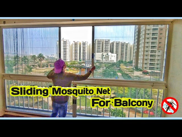 Collapsible Sliding Mosquito Mesh Door For Balcony (K.G.N Services