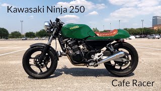 Complete Cafe Racer Build from a Ninja for under $3000 - MotoHouston.com