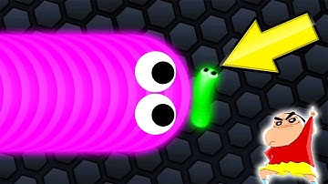 SHINCHAN and FRANKLIN playing HARDEST SNAKE GAME - PART 1 | Slither.io in hindi gameplay