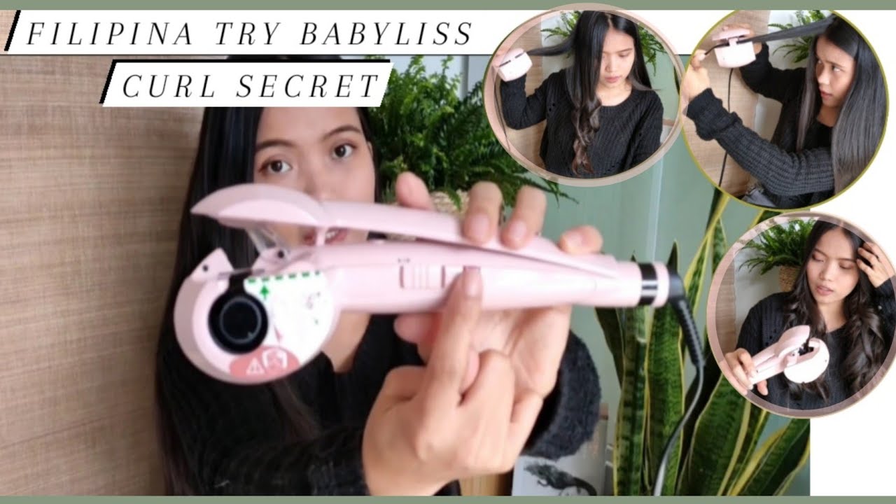 Babyliss Paris Curl Secret Rose Reviews How to curl/Blush266pree Tagalog  version - YouTube | Lockenstäbe