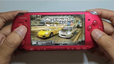 Need for Speed Most Wanted on PSP 3000 (Red Edition) – 2025 Gameplay!