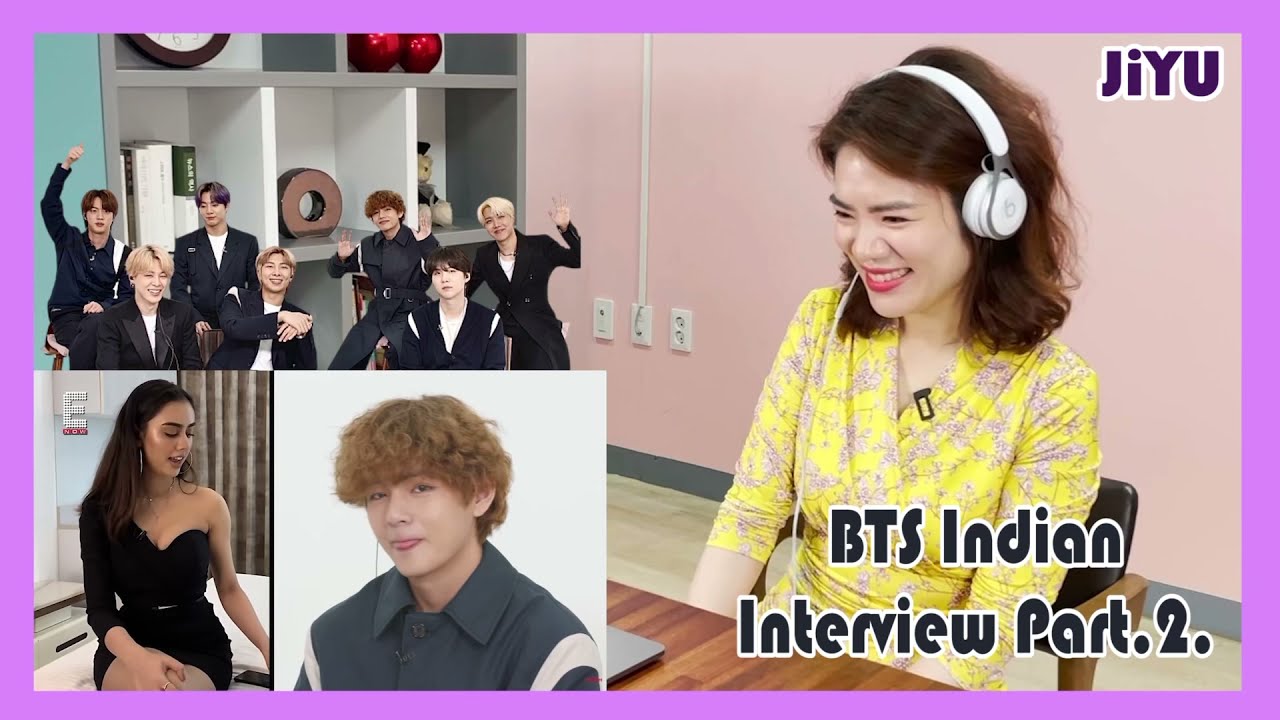 KOREAN Reacts to BTS INDIAN interview ft. Sakshma Srivastav | Indian