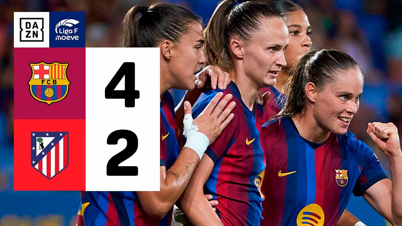 FC Barcelona vs Atlético de Madrid (4-2) | Resumen y goles | Highlights Liga F