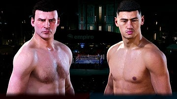 Joe Calzaghe vs Dmitry Bivol FULL FIGHT | Undisputed Boxing Game AI Simulation (CPU vs CPU)