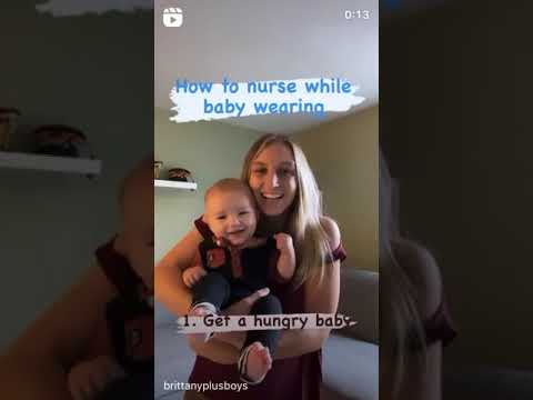 Nursing in a Baby K'tan - Short