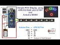 Simple POV Display using APA102 RGB LED STRIP and Arduino NANO