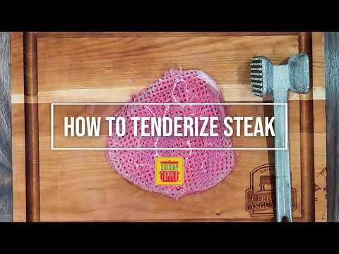 How to Tenderize Steak - YouTube