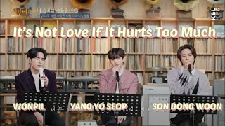 Wonpil, Yang Yo Seop, Son Dong Woon - It’s Not Love If It Hurts Too Much Cover Lyric (Rom/Eng)