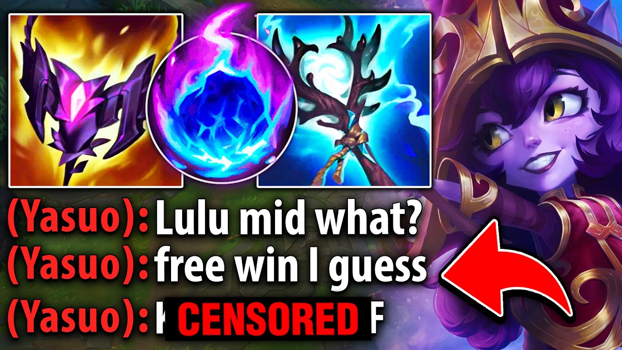 The enemy Yasuo thought I was trolling with Lulu mid but then I
