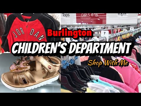 BURLINGTON SHOP WITH ME CHILDREN'S 