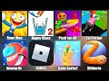 Gameplay - Happy Glass,Rope Man,Fat Pusher,Among Us,Roblox,Slither.io,Cube Surfer,Push'em All