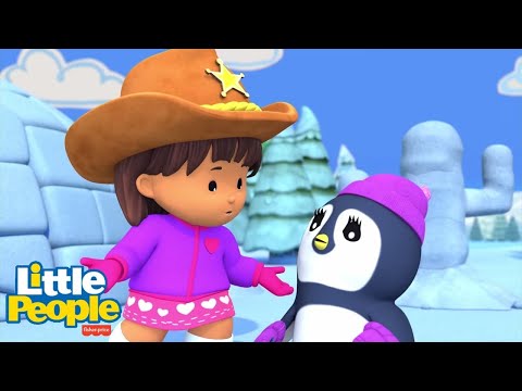 Searching For The Baby Penguins! ⭐ Little People - Fisher Price ⭐