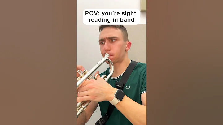 POV: you’re sight reading in band #musician #band #trumpet #marchingband #brass