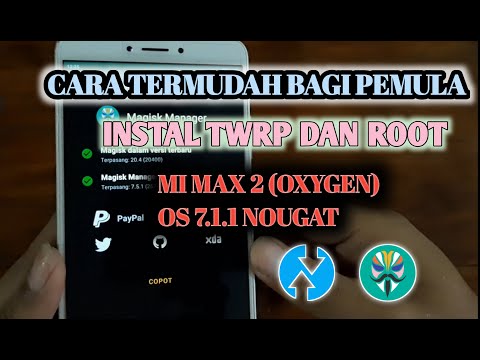 Cara Pasang dan Instal TWRP + ROOT Mi Max 2 (Oxygen) Terbaru !!!