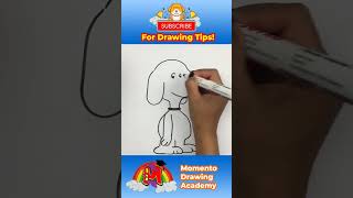 How To Draw SNOOPY Draw So Cute Step By Step Beginner Guide #howtodraw #drawingtutorial #short