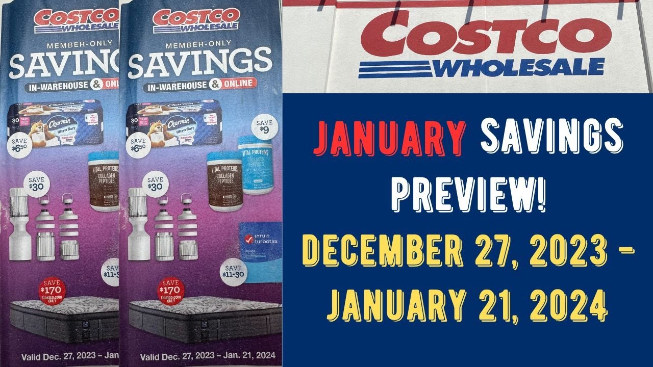 NEW COSTCO JANUARY SAVINGS COMING SOON! YouTube