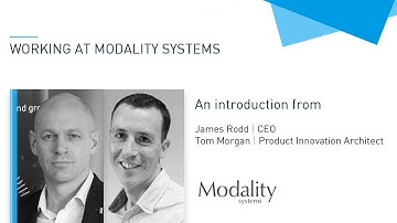 Working at Modality Systems - an interview with CEO James Rodd