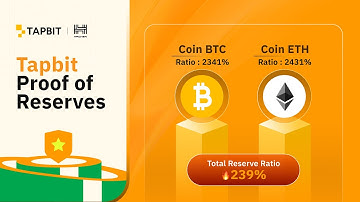 🎉Tapbit Launches Proof of Reserves (POR)