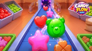 Candy Flow Sort: Color Puzzle (by Afewgoodsoft) IOS Gameplay Video (HD) screenshot 4