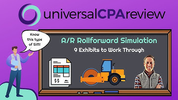 How to Complete an A/R Rollforward Simulation (FAR) | Universal CPA Review