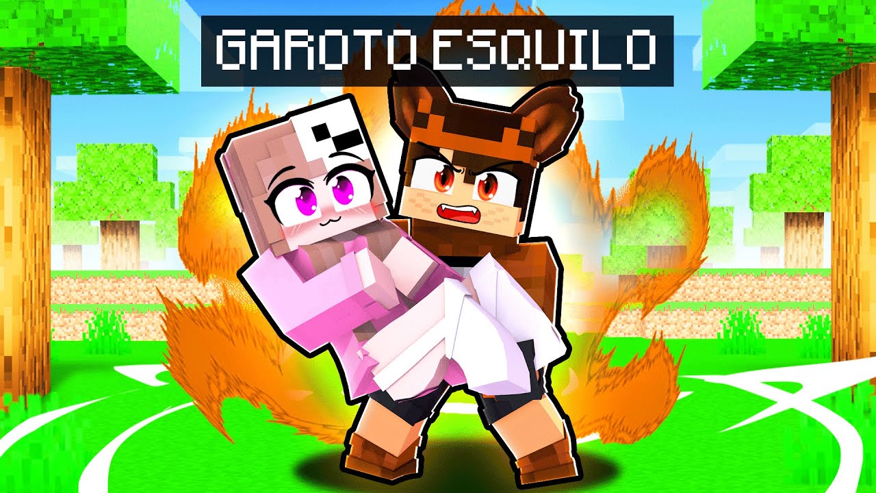 LAYSA foi SALVA pelo GAROTO ESQUILO no MINECRAFT!