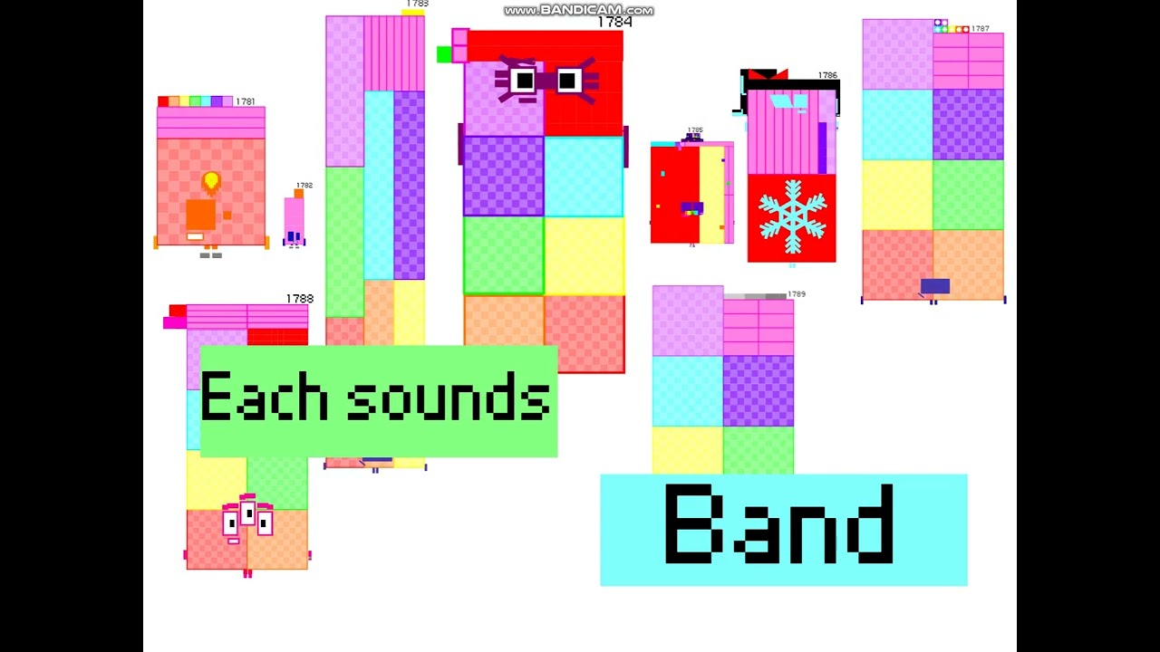 Numberblocks band retro