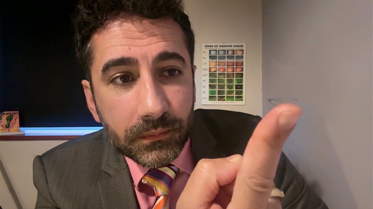 АСМР: надеваем новые контактные линзы (ролевая игра)