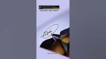 comment your name M letter Muskan #name #new #viral #signature #shorts #video #stylish signature art