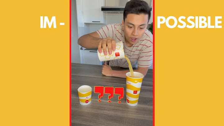OMG McDonald’s Cup Magic Trick #Shorts