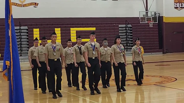 2022 Eldorado HS JROTC Awards ceremony - Unarmed d...