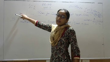 EE-305  |  Control System  |  Rules for Construction of Root Locus Part 3   by   Kiran Kumari