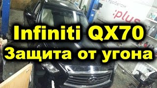 Защита от угона автомобиля Infiniti QX70