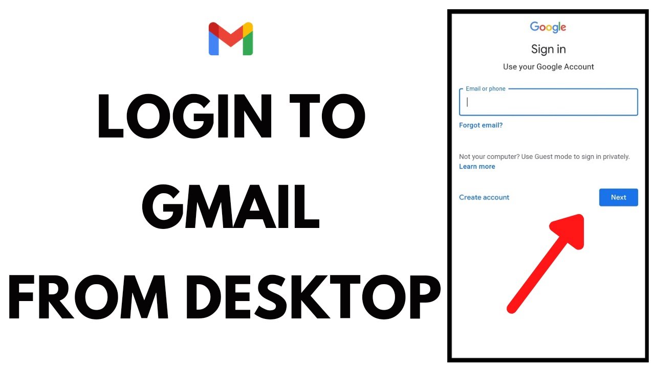 Gmail Login Desktop Login Gmail Sign in 2021 YouTube