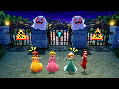 マリオパーティジャンボリー】 - 4人のプリンセスの激しいミニ