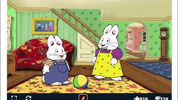 Andy Plays Max & Ruby Toy Bowling All Levels (First Video Of Toy Bowling)