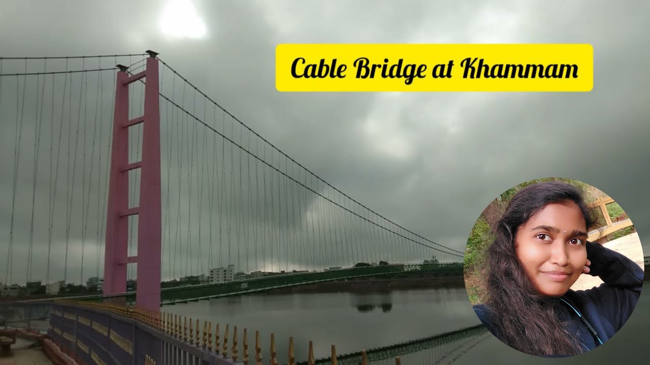 Cable Bridge at Khammam Suspension Bridge at Lakaram Tank Bund YouTube