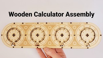 কাঠের ক্যালকুলেটর সমাবেশ নির্দেশাবলী V2