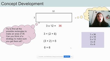 Learning at HOME | Rectangle. Using the associative property | Module 4 lesson 11 | Third grade