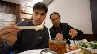 Eating Chinese Food With My Dad.