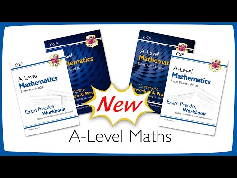 Brand new A-Level Maths books from CGP!