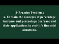 Lesson 2 Term 1 Grade 11 General Math S.Y. 2026-2027 Applications of Percentages... P1 | SMILE ROAD