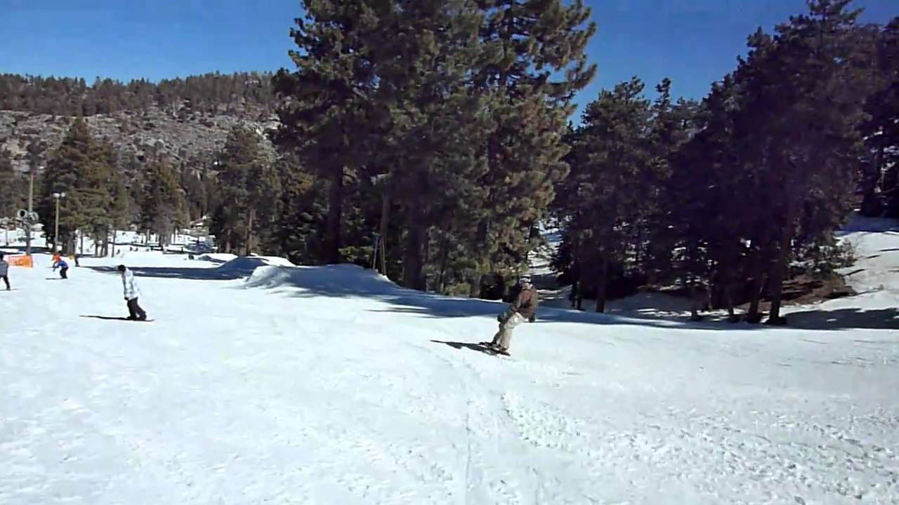 Ryan C. snowboarding at Mtn.High Ski Resort in Wrightwood CA 2/12/11