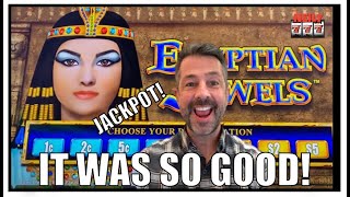 YIPPEE!! I GOT A JACKPOT ON EGYPTIAN JEWELS DOLLAR STORM!