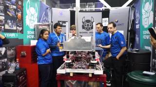 Vigilant Global's Sonic Howl at the 2015 FIRST Robotics competition