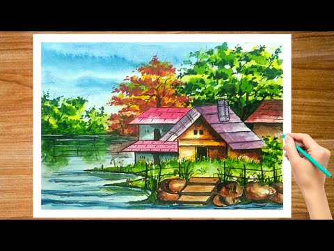 Build Atmosphere in a Watercolor Landscape Painting: A Demo | Artists  Network