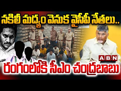 నకిలీ మద్యం వెనుక వైసీపీ నేతలు..రంగంలోకి సీఎం చంద్రబాబు | CM Chandrababu On Fake Liquor | ABN - ABNTELUGUTV