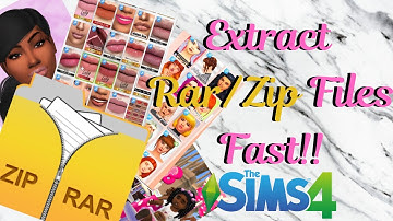 💫🎓| EXTRACT RAR/ ZIP CUSTOM CONTENT FILES |  V’s SIMS 4 UNIVERSITY EP: 5🎓💫