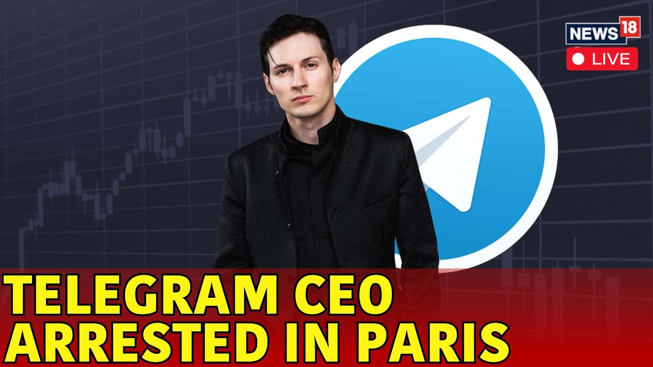 ⁣Telegram CEO Arrest | Telegram CEO Pavel Durov Arrested Live | Telegram Founder Pavel Durov | N18G