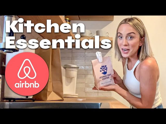 Airbnb Kitchen Essentials For Hosts - Kitchen Vocabulary