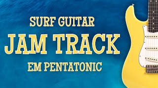 Video thumbnail of "Surf Guitar Backing Track in Em"